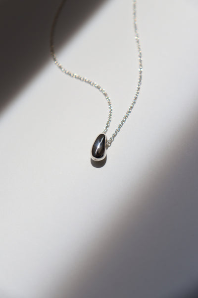 Maresse Drop Necklace Sterling Silver top