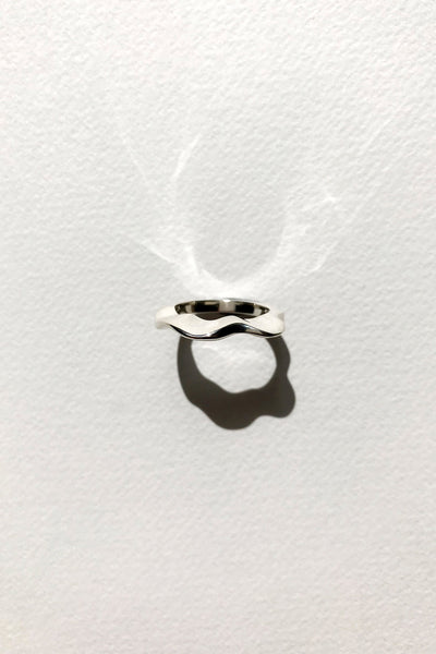 Maresse Splash Ring Sterling Silver Front View