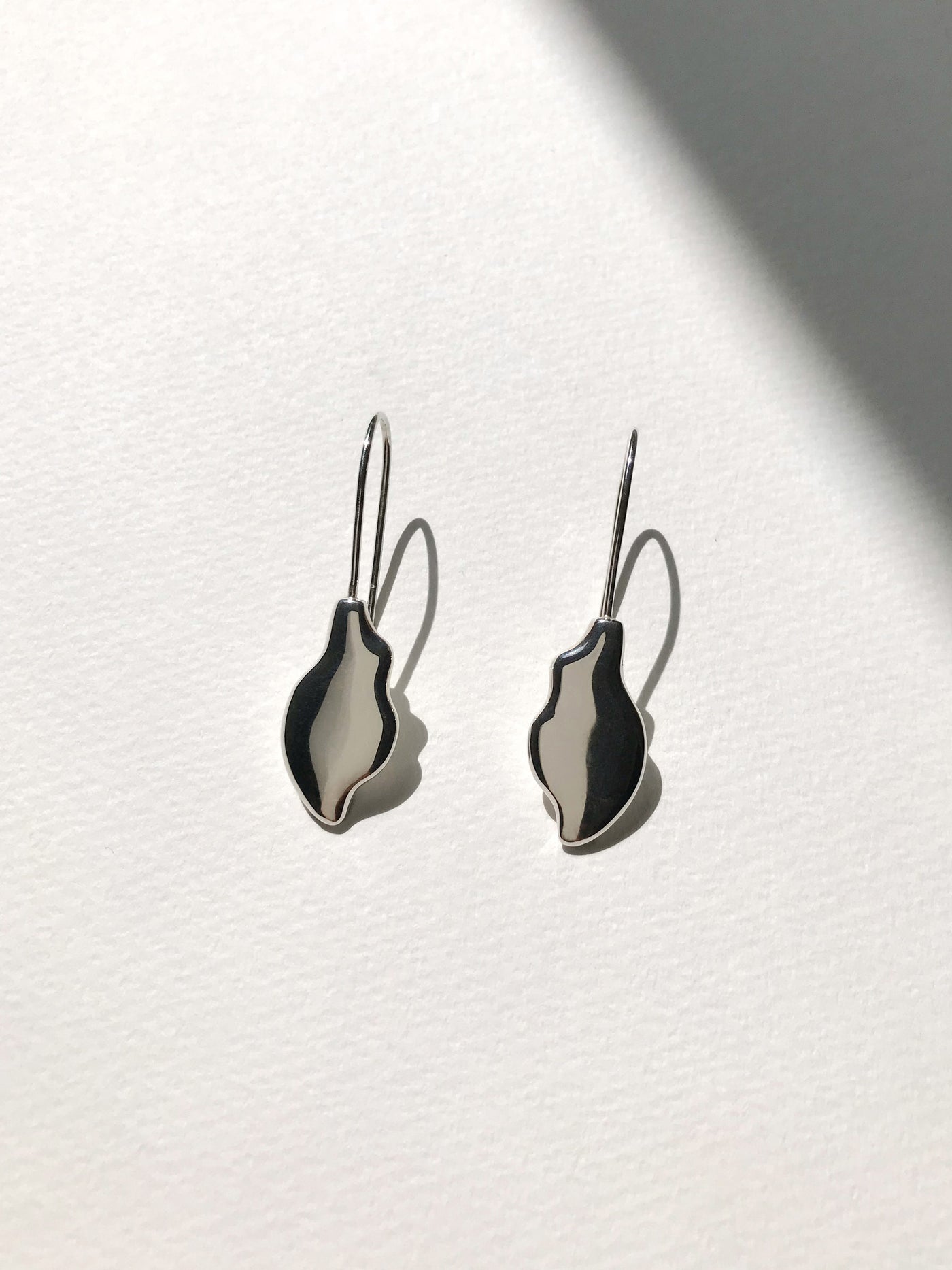 Maresse Fluidity Earrings Sterling Silver front view